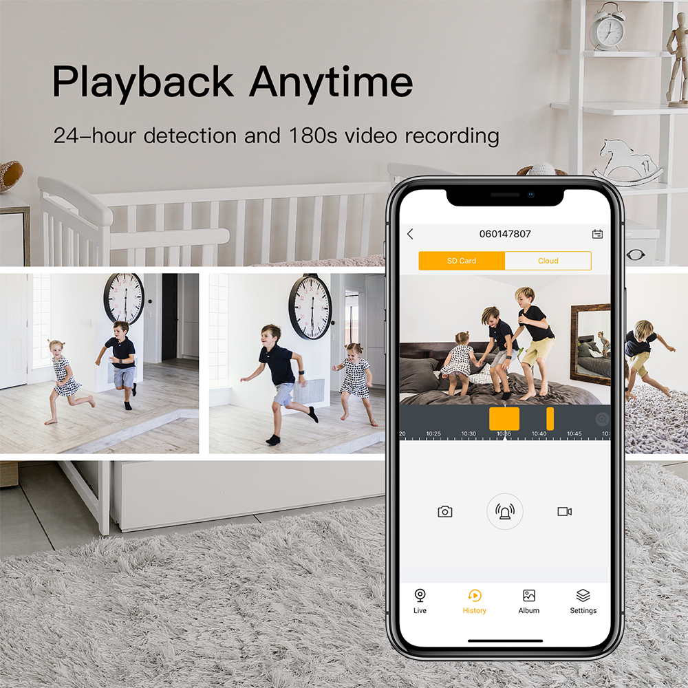 Hot selling 5MP indoor wireless wifi camera online watch Remote Motion Detection cctv security camera