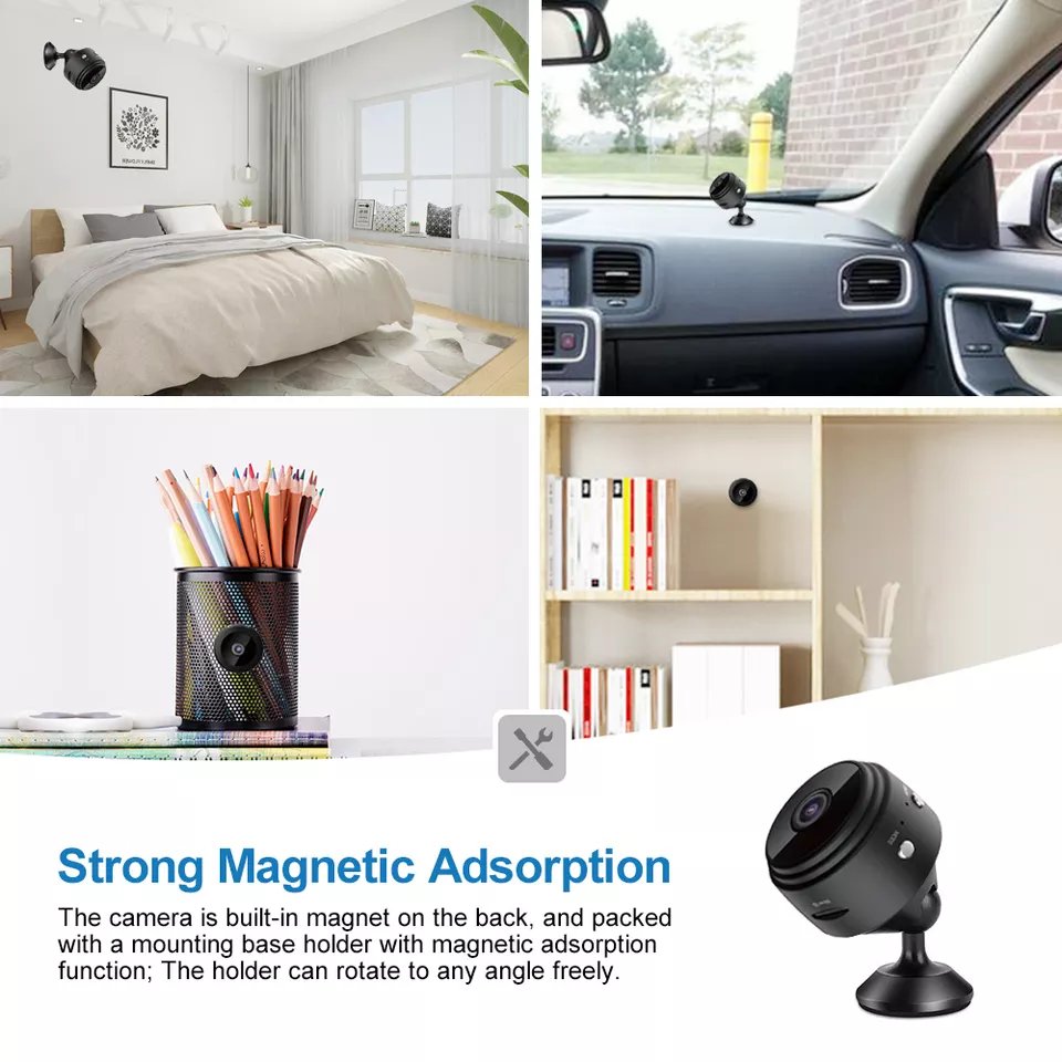 Hot Sales A9 Mini Wifi Camera for Home Security Mini Camera 1080p HD Resolution Indoor Camera Micro SD Card