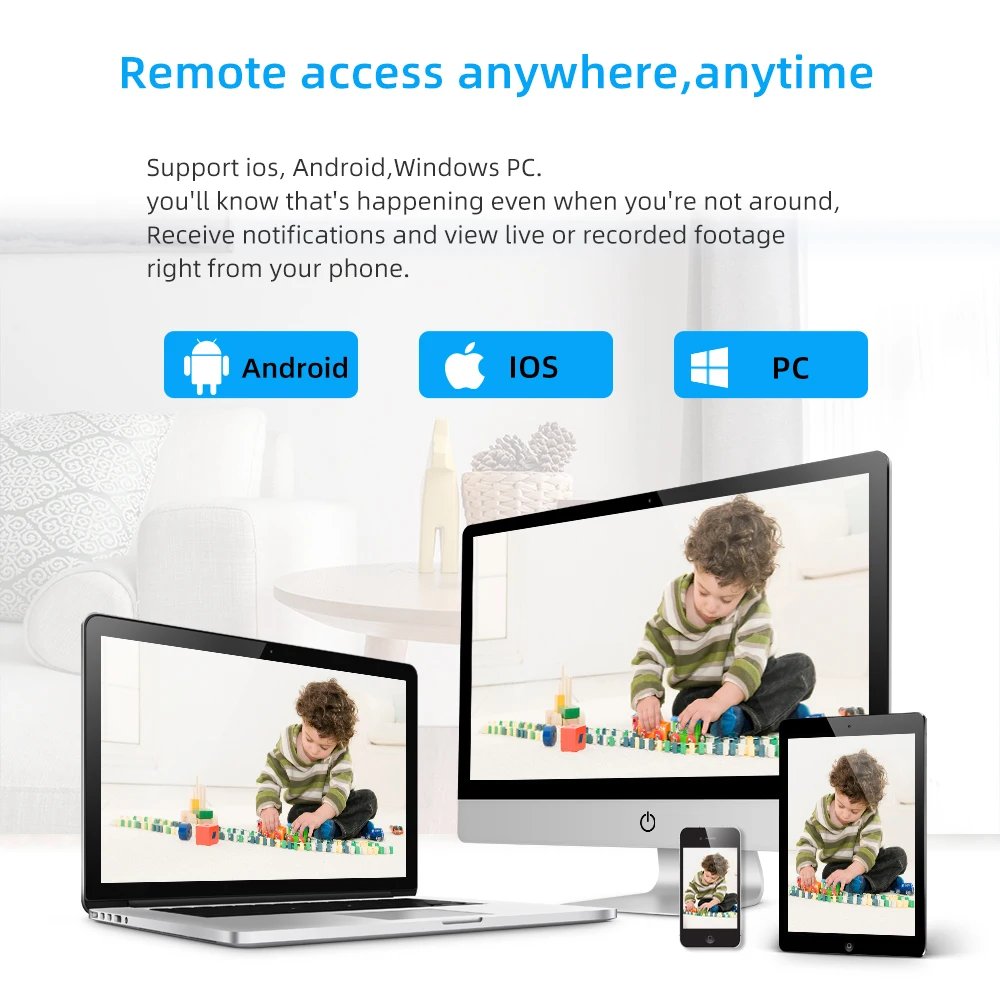 SUNISEE APP 5MP 2.4G Wifi Mini Indoor Monitor Baby Camera Wireless PTZ Motion detection Clear Night Vision Security Camera