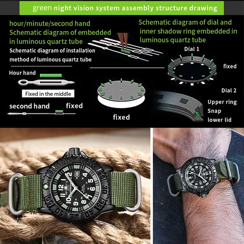 Classic High Quality Wrist Watch Men Luminous Hands Dial Analog Display Quartz Movement Alloy Band Dropshipping MOQ 1 with box