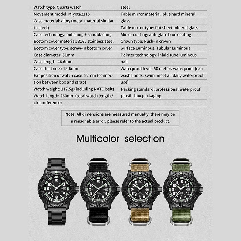 Classic High Quality Wrist Watch Men Luminous Hands Dial Analog Display Quartz Movement Alloy Band Dropshipping MOQ 1 with box