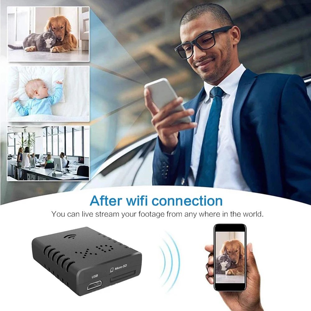Full HD 1080P Mini Camera Home Security Camcorder Night Vision Micro cam Motion Detection Video Voice Recorder