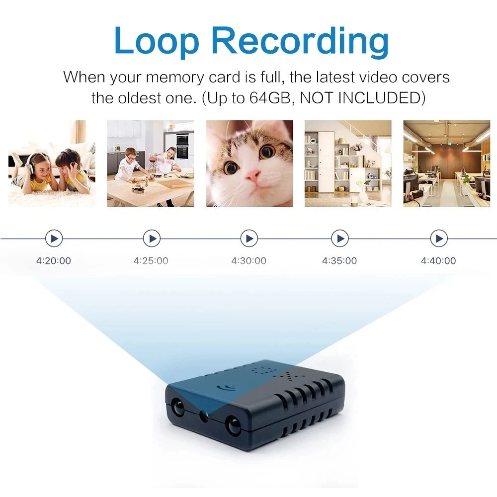 Full HD 1080P Mini Camera Home Security Camcorder Night Vision Micro cam Motion Detection Video Voice Recorder