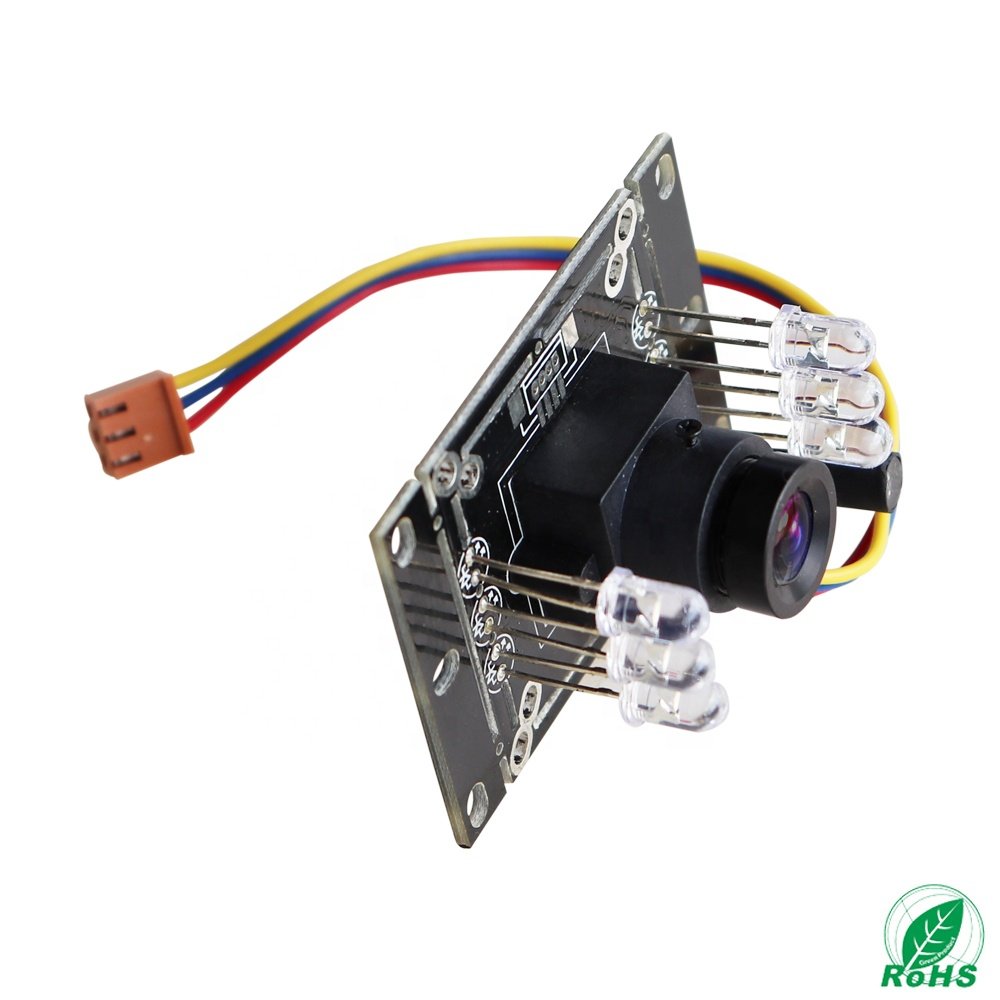 High Quality 1/4 Inch CMOS Solar WDR Door Camera Bell with CCTV System Mini Camera Module