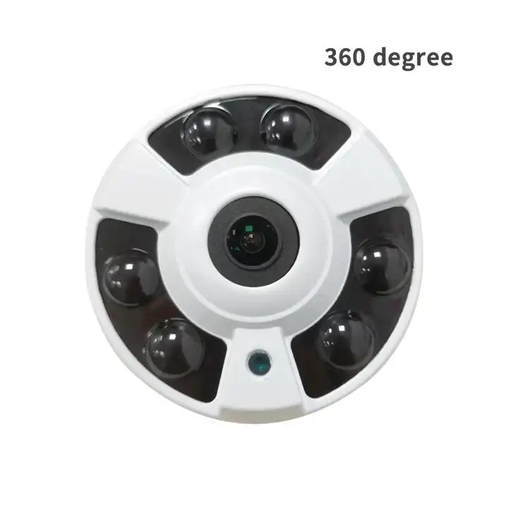 fosvision IP POE Camera 4K/8MP Audio Fisheye360 Degree Security Camera network surveillance CCTV Camera IR Night vision