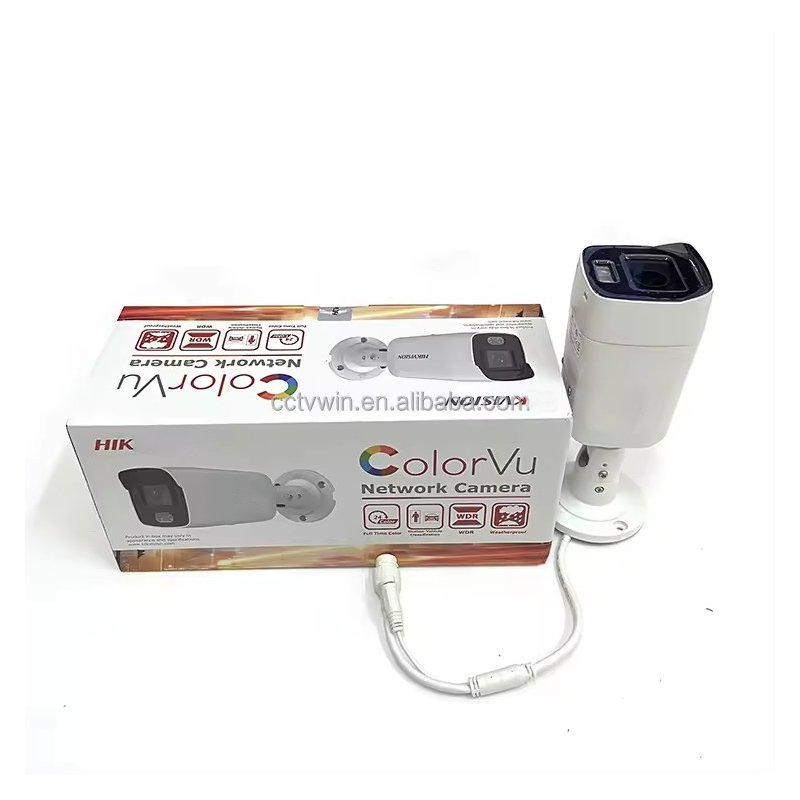 Built-in Mic Hikvison IP Camera DS-2CD2086G2-IU 8MP 4K Mini Bullet Network Camera in Stock