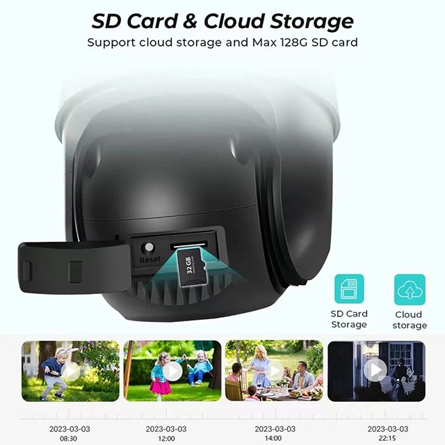 PEGATAH 8MP ICSEE Wireless Outdoor IP CCTV Camera with Dural Lens Wide Angle Two-Way Audio Factory Direct Home Security Outdoor