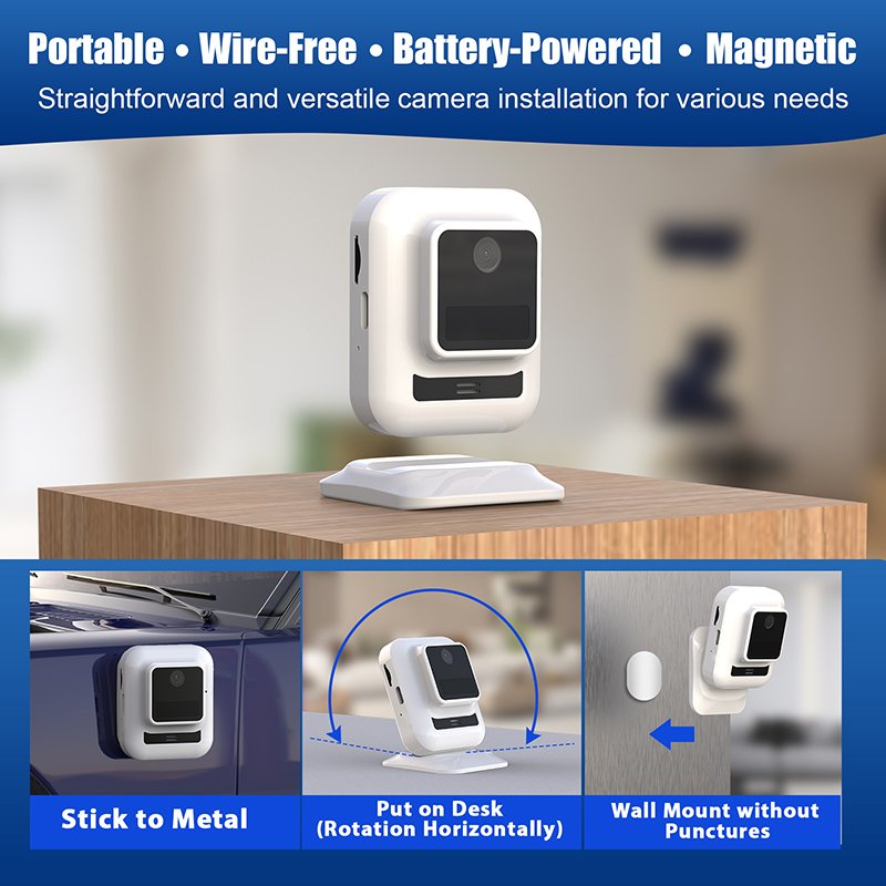OEM Wifi IP CCTV Mini Camera M5 Dual Band 1080p Cmos Indoor Home Outdoor Portable White Mini DV 120 With Night Vision