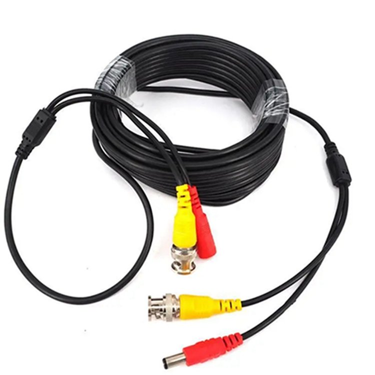 40m Wholesale CCTV Coaxial BNC+DC Power Cable 5m 10m 20m 30m 40m 50m for Analog Cameras