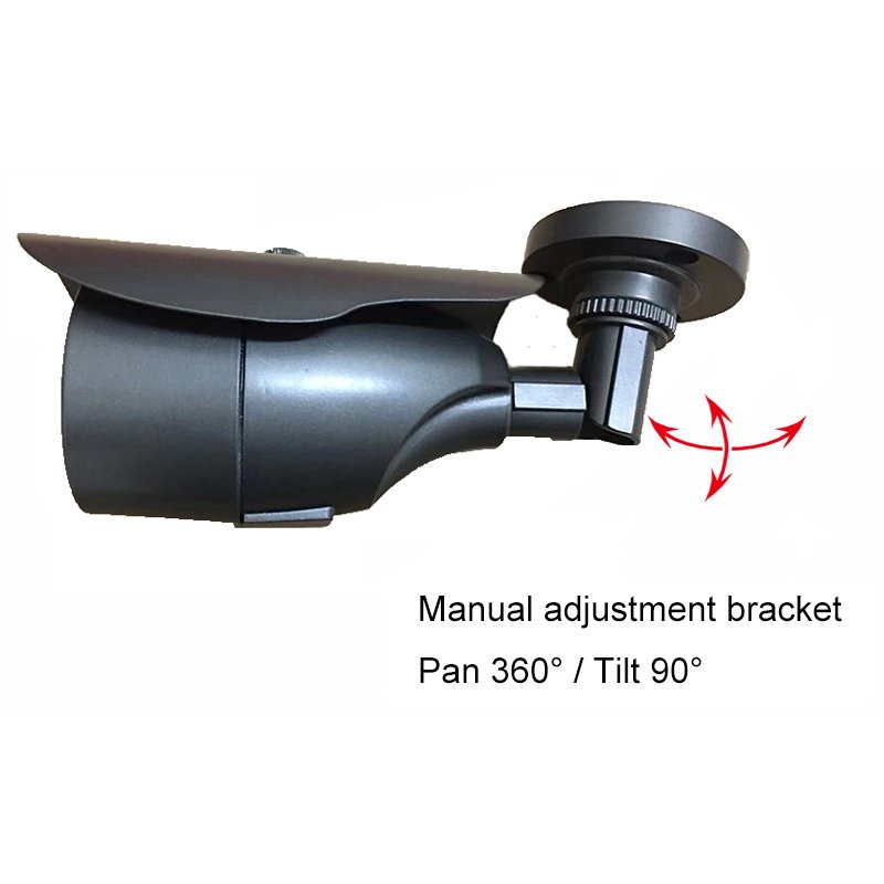 Grey housing 1080P 2Mega pixel Infrared nightvision AHD CCTV Camera Waterproof Analog Camera