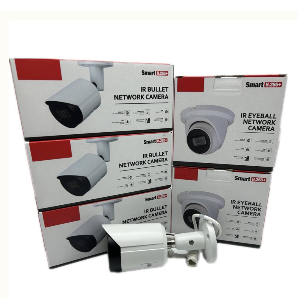 Original 4 x 5 MP 4- Directional Panoramic Dome Wizmind people gathering parking detection Network Camera IPC-PDBW82041-B360-S2