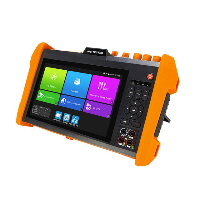 8K ODTR 7 Inch cctv camera tester Supporting AHD TVI CVI IP and Analog WIFI cctv tester with RJ45 cable TDR tester