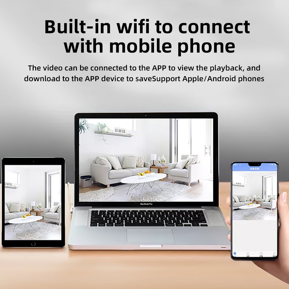 1080P HD Voice Recorder Infrared Night Vision Mini WIFi DV Pocket Action Camera Back Clip Conference Camera
