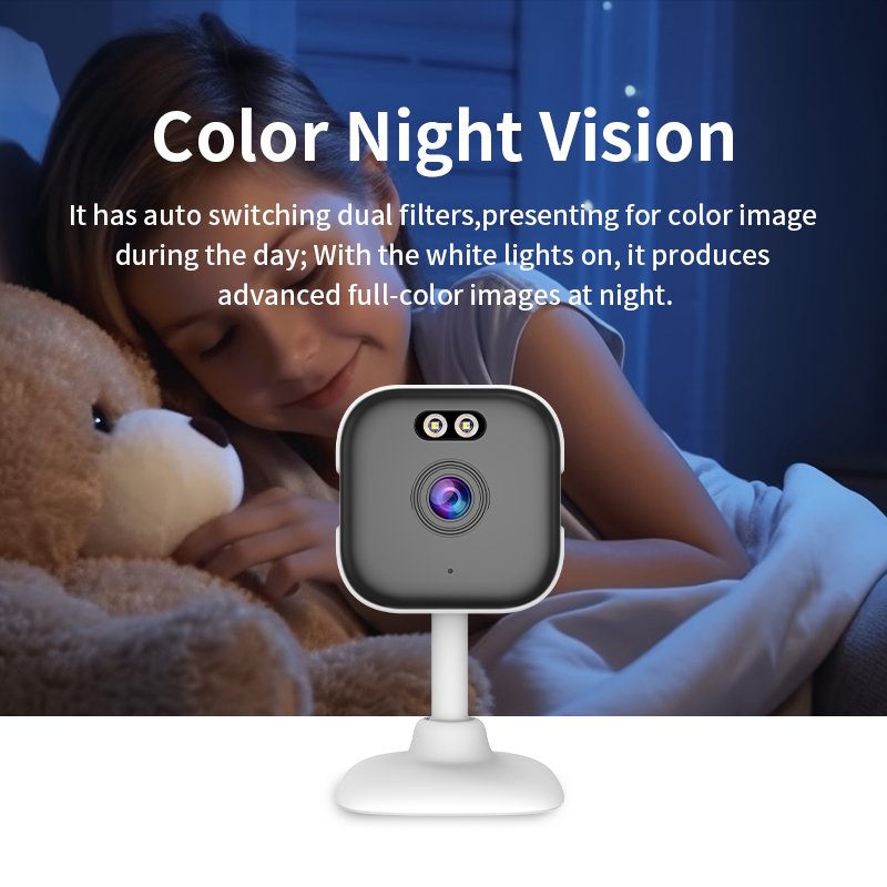 Hot Selling Indoor Mini Camera Wireless Color Night Vision Human Detection Dual bands Wifi Network Camera Smart Home Security