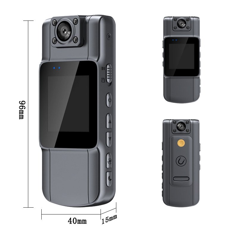 1080P WiFi Body Worn Camera with Audio and Video Recording Law Enforcement Waterproof Mini Body Camcorder