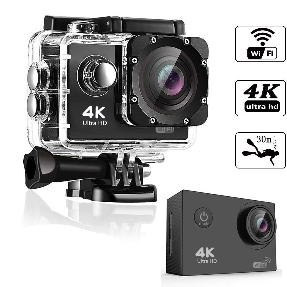 2024 New 4K 30 FPS HD Waterproof 1080P DV Sport Camera Video Cameras Mini Portable Digital WiFi Go Pro Camera