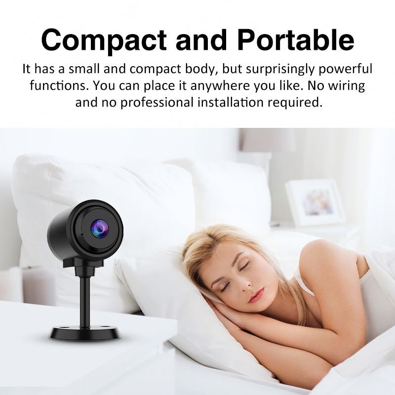 Battery Powered Wireless WiFi Small Tiny Compact 720P mini camera wifi digital camera night vision remote view on Mobile APP