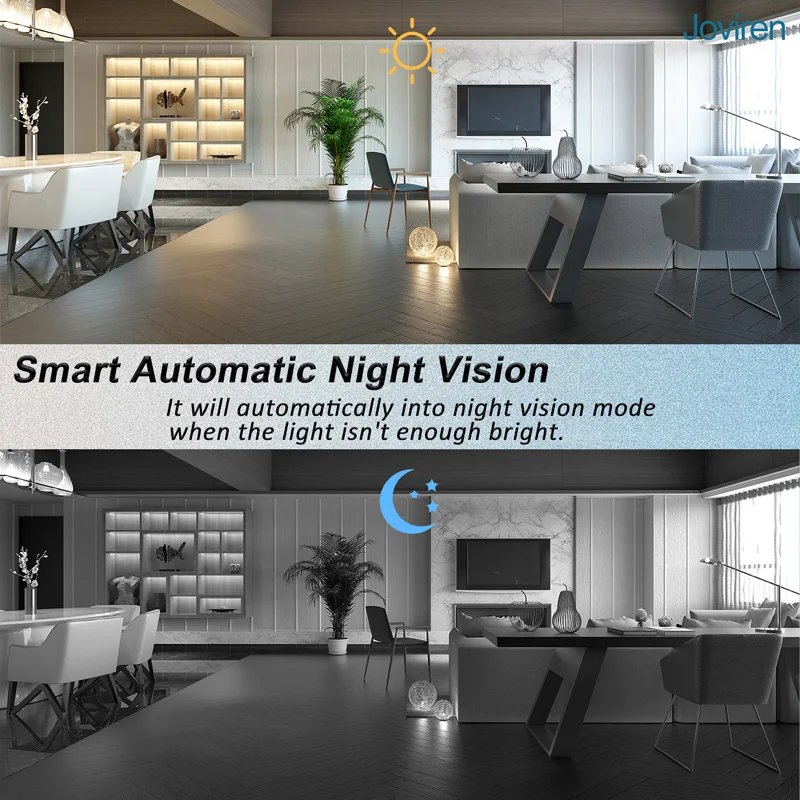 2024 New Mini IP Camera Smallest Wireless WiFi Cam HD 1080P Remote Portable Security CCTV Nanny Baby Phone APP Room Monitor