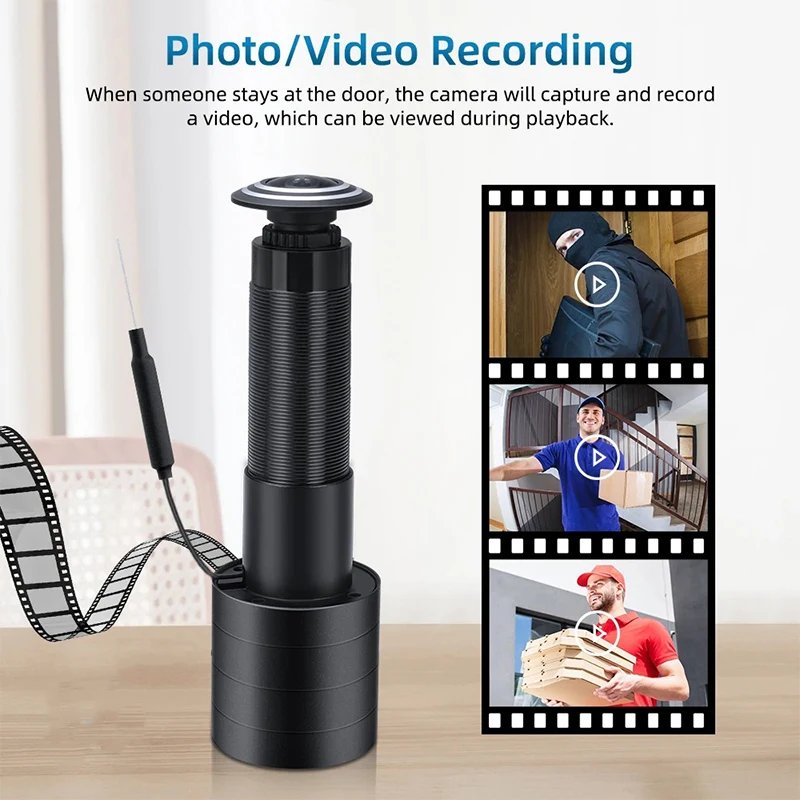 ICSEE 1080P Video Peephole RTSP Door Wifi IP Camera Motion Detection Door Viewer eye Wireless Intercom Home Security Auto Record