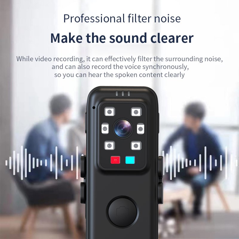 Amazon Hot Selling Camera Recorder 1080P Wearable Pocket WiFi Body Camera Pen Video Digital Camcorders