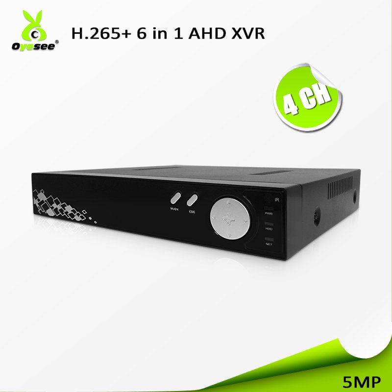 Top-rated cctv 4 channel 5MP ahd dvr h.265 p2p XVI CVI IP Analog 6 in 1 easy installation for cctv security camera