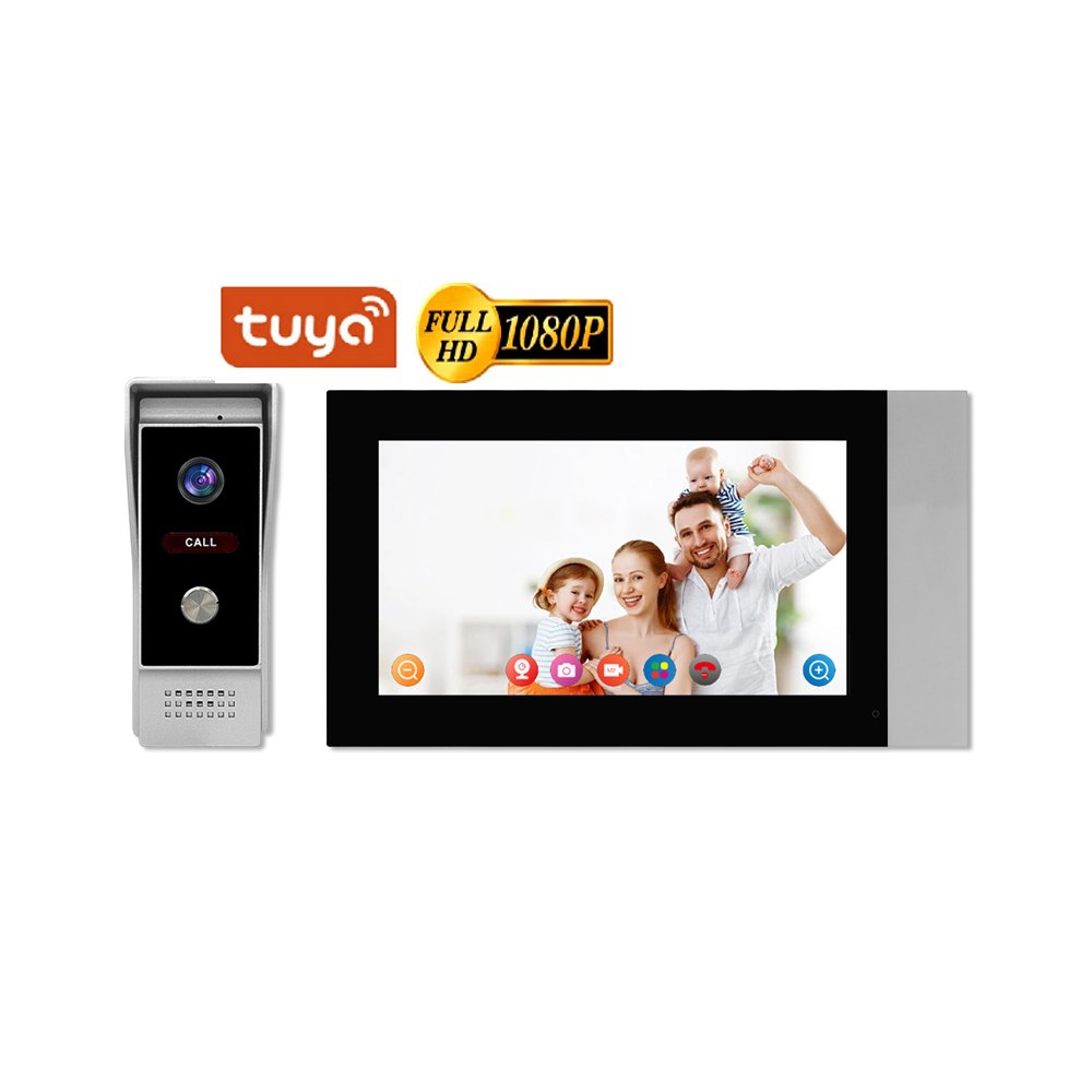 Smart Tuya Home Mini Wifi Video Doorbell 120 Degree Camera Wide Waterproof Outdoor Camera Wired Wifi Video Doorbell
