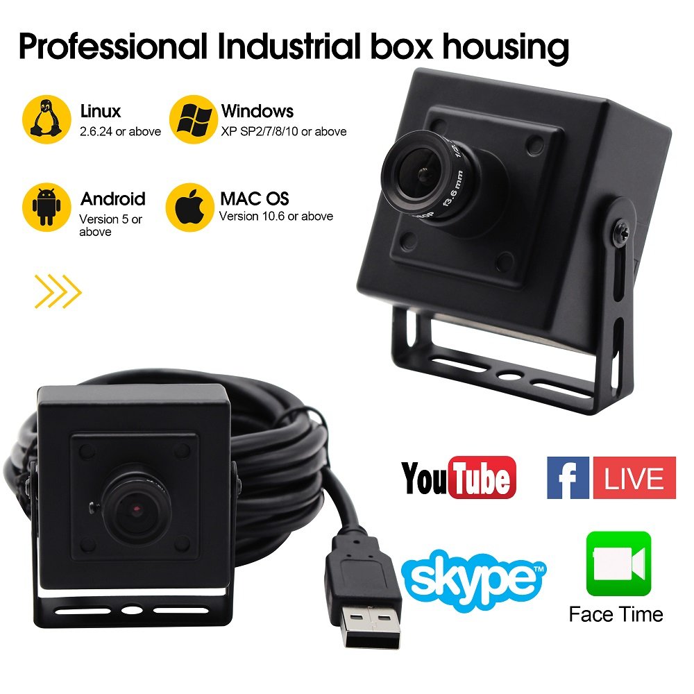 ELP Mini 1MP Digital Camera OV9712 1280x720 MJPEG 30FPS UVC plug and play USB web camera for linux raspberry pi, ubuntu win10