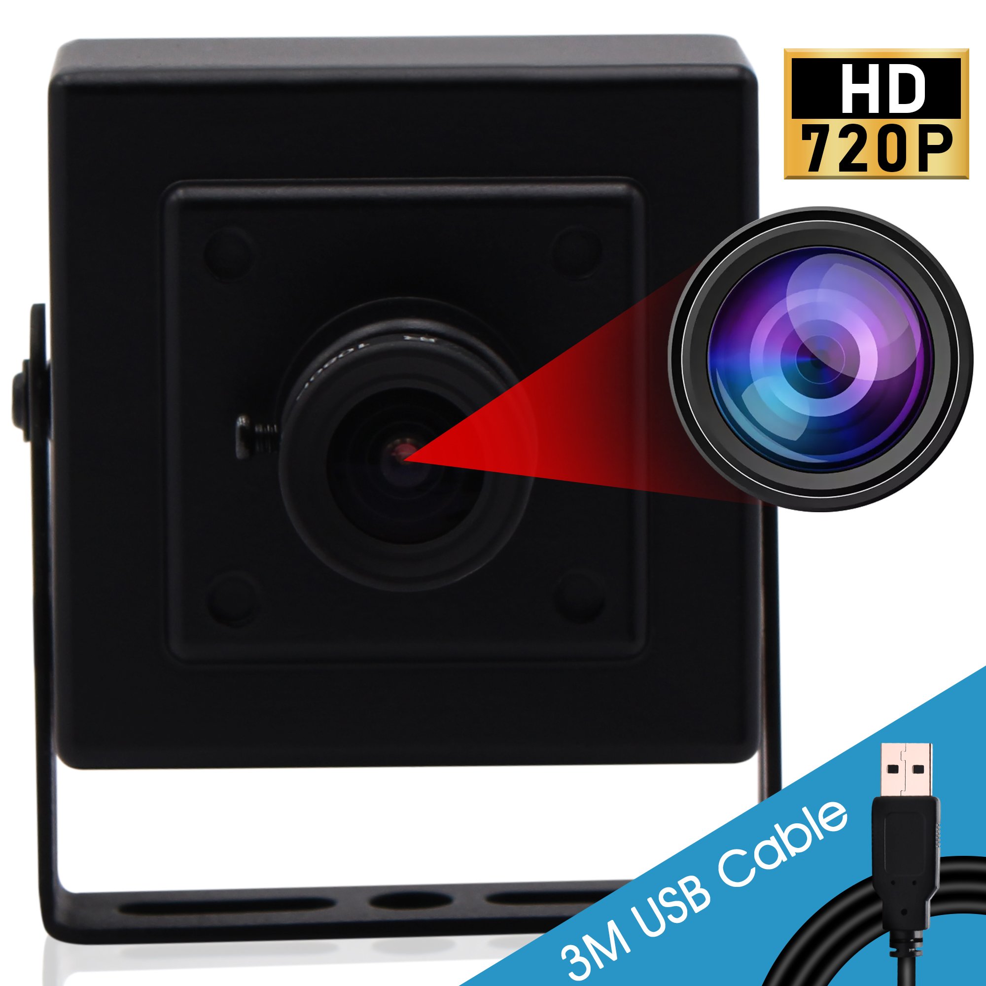 ELP Mini 1MP Digital Camera OV9712 1280x720 MJPEG 30FPS UVC plug and play USB web camera for linux raspberry pi, ubuntu win10