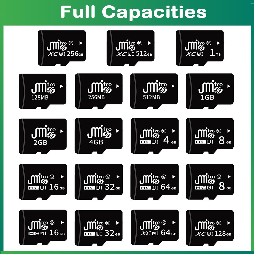 Wholesale price SD TF card 2GB 4GB 8GB 16GB 32GB 64GB 128GB 256GB Custom LOGO Class10 Memory Card For mobile phones Camera