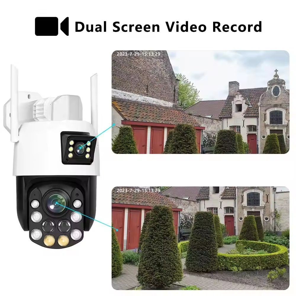 36x Optical Zoom 6mp Wireless Dual Lens PTZ IP Camera CCTV Optical Zoom 6mp wifi Dual Lens Ptz Network Camera