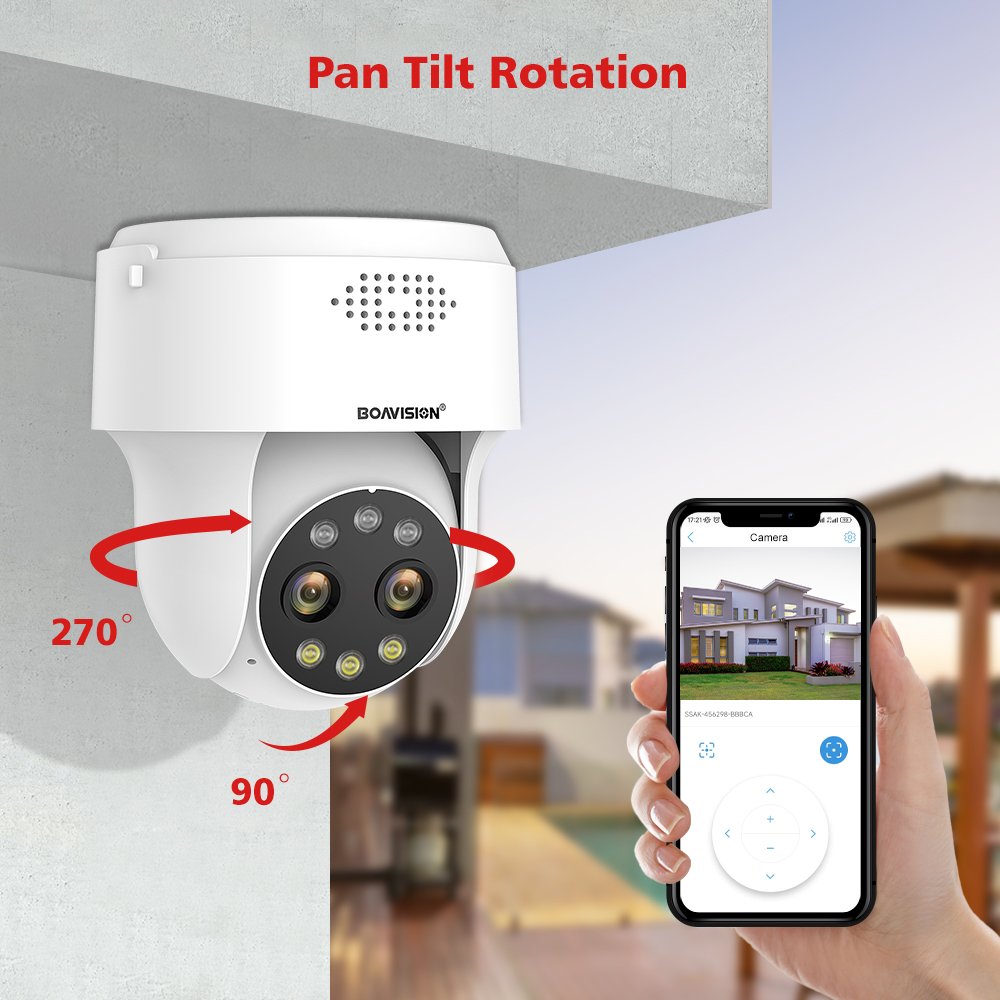 10X Digital Zoom PTZ Security Camera Wireless Monitor Micro 8mp Cam Home Security Surveillance Night Vision Network Video Webcam