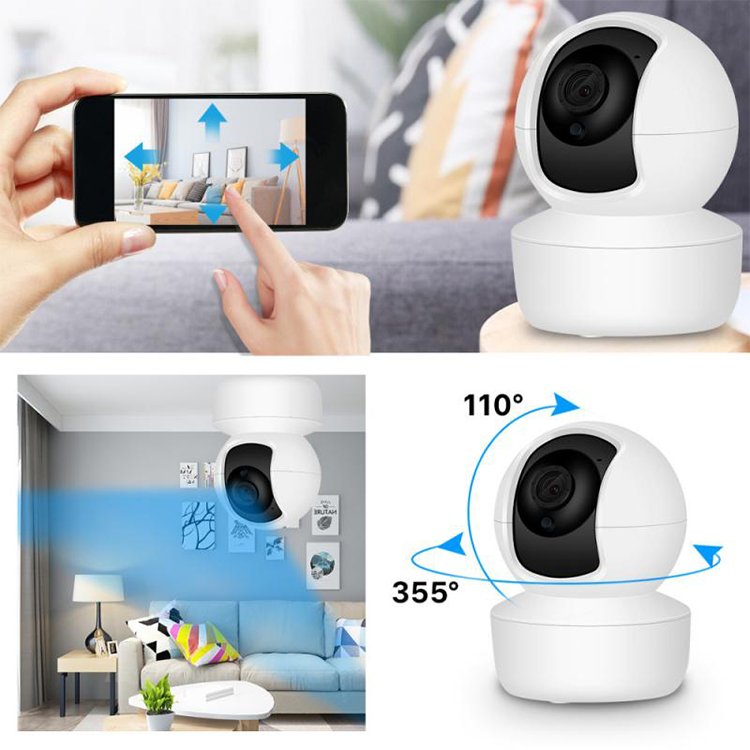 Hot Sale Security Home Wireless Network IP Camera Indoor Use 3MP Network Camera Mini Network PTZ Camera Human Detection