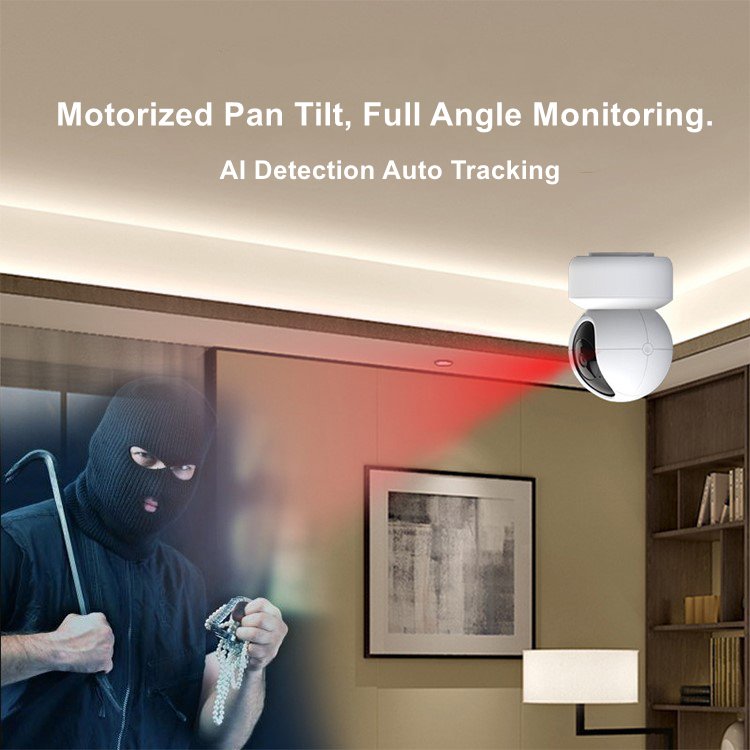 Hot Sale Security Home Wireless Network IP Camera Indoor Use 3MP Network Camera Mini Network PTZ Camera Human Detection