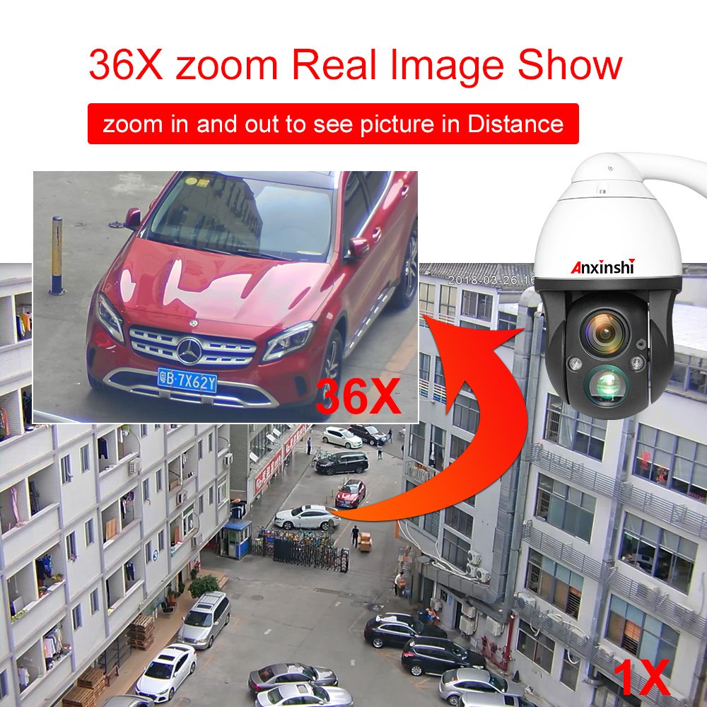 36X Optical Super 4K Sony IMX226 anxinshi PoE Network Night Vision 150m IR IP PTZ Dome Camera