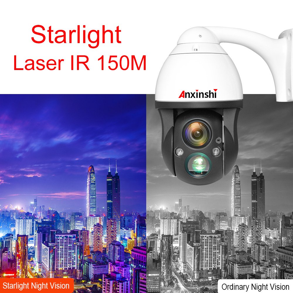 36X Optical Super 4K Sony IMX226 anxinshi PoE Network Night Vision 150m IR IP PTZ Dome Camera