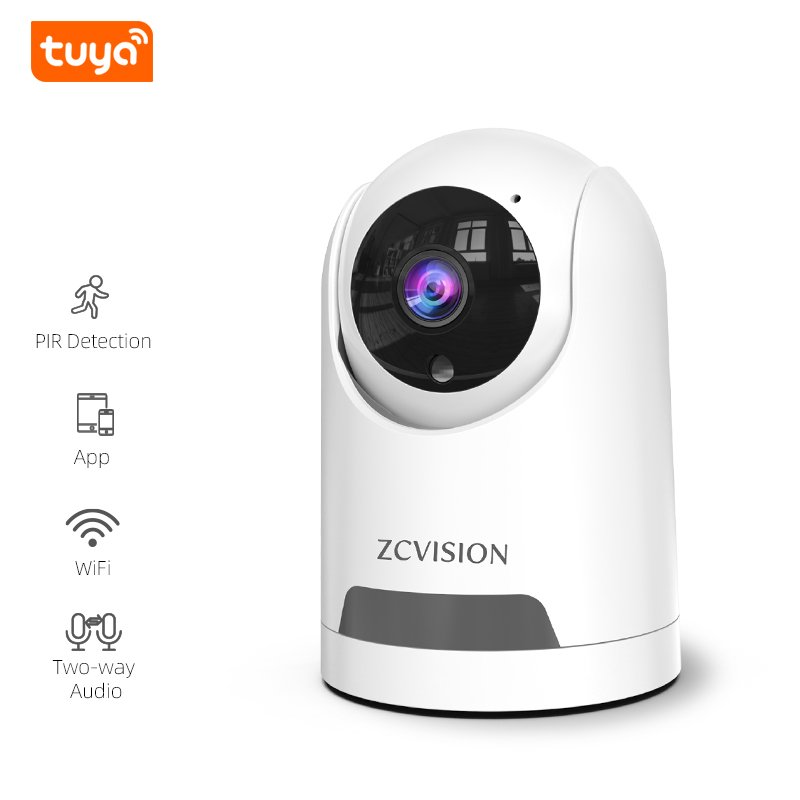 New Arrival Tuya Home Security Camera System Wireless Indoor IP Camera Support Two Way Audio Wifi PTZ Camera