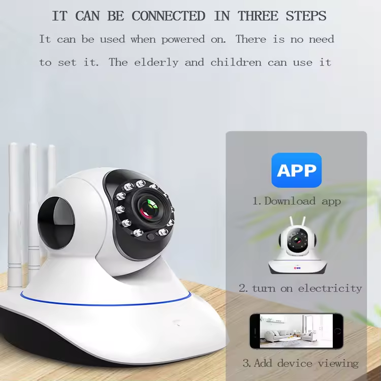 Factory wholesales Wifi 4K Ip Camera 2mp Speed Dome Auto Tracking Ptz Camera Smart Home Outdoor Draadloze Wifi Camera Frequentie