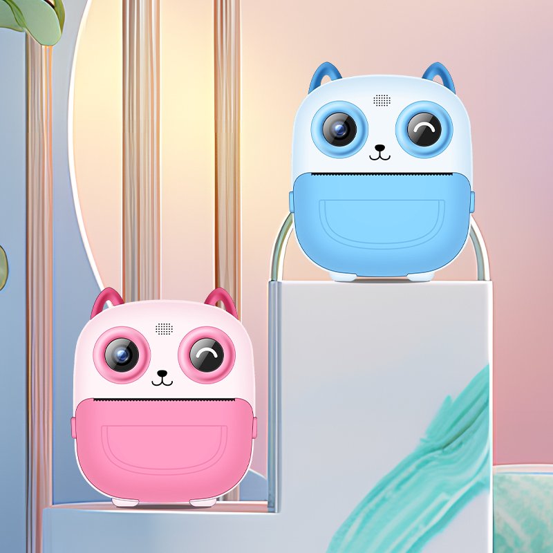 1080p HD Mini Camera With Thermal Photo Paper Toys Digital Camera Gifts toys Kids Instant Print Camera For Baby Boys girls