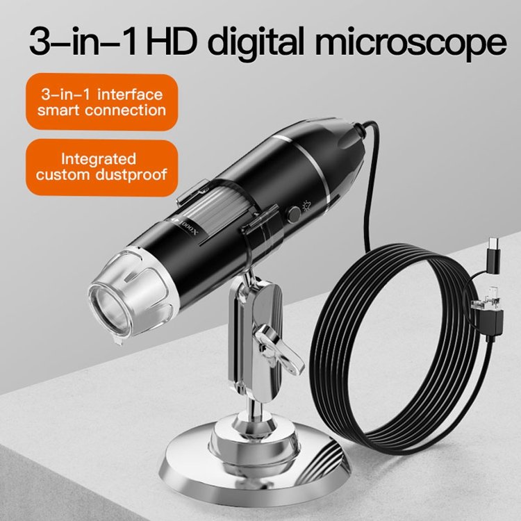 Inskam New 3in1 Usb Microscope Digital Microscope Camera With Back Light Usb Digital Microscope