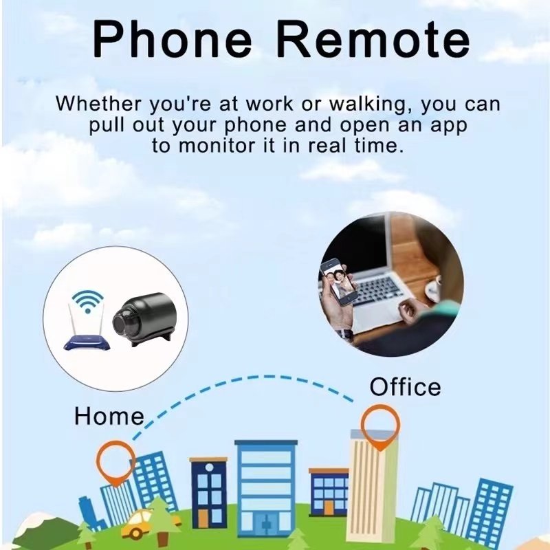X5 mini camera Built-in Battery HD 1080P Recording APP Remote Monitoring mini camera wifi