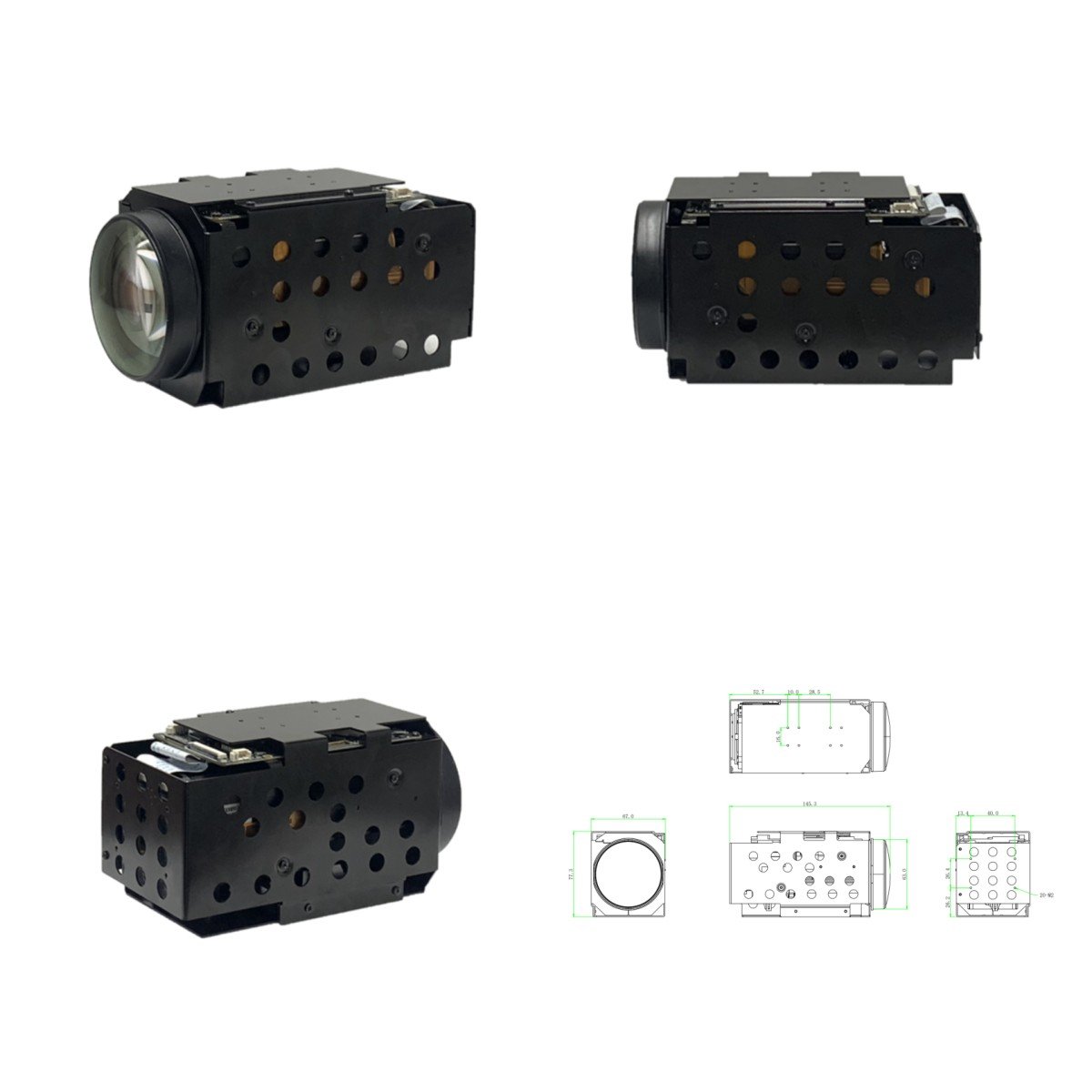 UV-ZNS8240 8MP 40X optical zoom 6.4~256mm focal length AF IP camera
