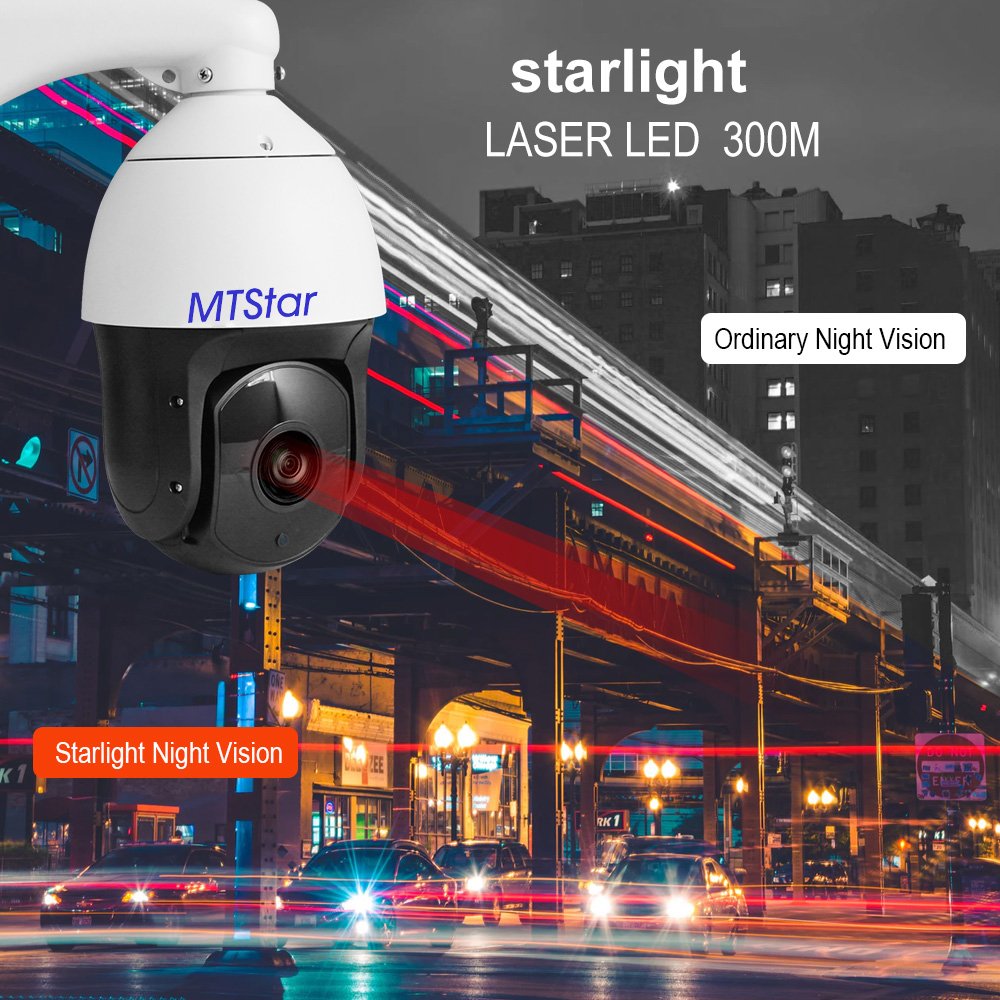 Hik-vsion 2mp NetWork Camera 36x zoom Fulcolor night vision Laser 300M 360 PTZ camera IP Sony IMX327 Outdoor Security CC Camera