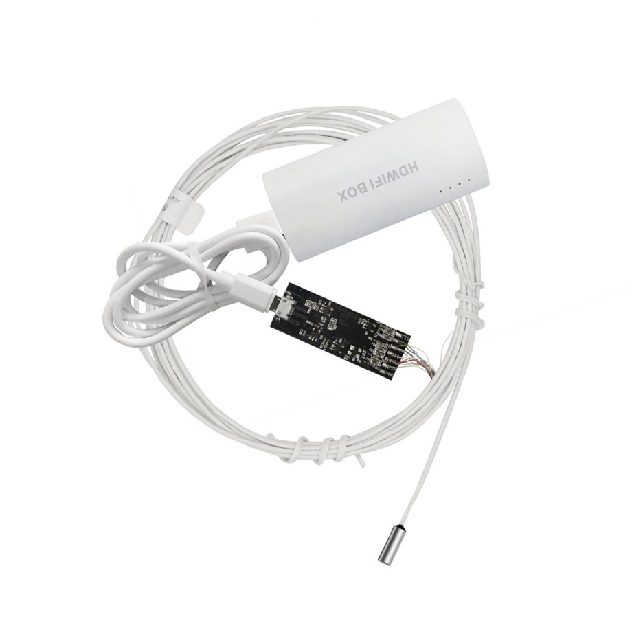 3.2mm miniature endoscope camera system hd mini endoscope camera with endoscope decoding board and wifi box