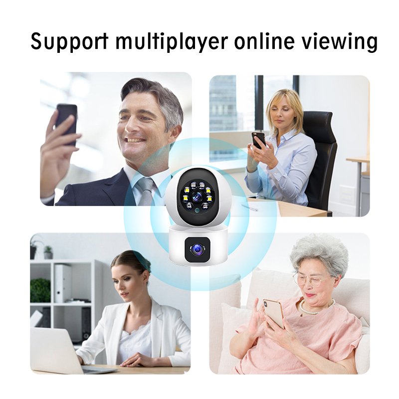 C 3MP alarm linkage 360 night vision home outdoor wireless ptz ip wifi cctv network security camera