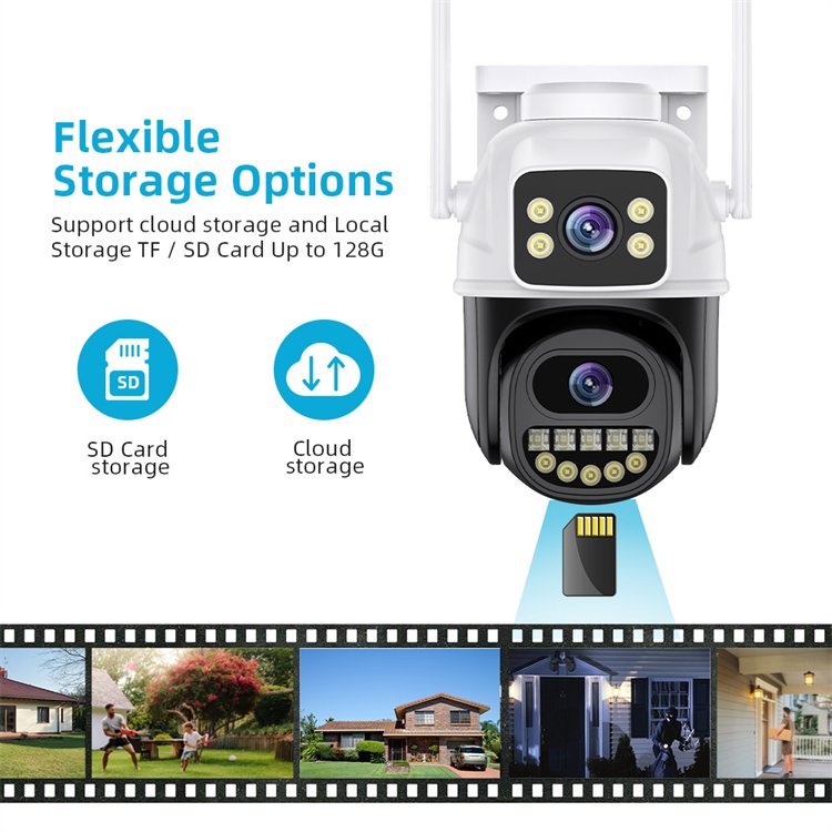 Haishamao 6MP Wifi Ip Camera IP66 Waterproof Ptz Dome Hd Wireless WiFi Network CCTV Outdoor IP Security Camera