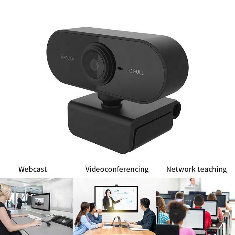 Cheap Hot Full HD Webcam 2MP web computer camera free drive webcam with stand 6 Glass Lens usb mini webcam