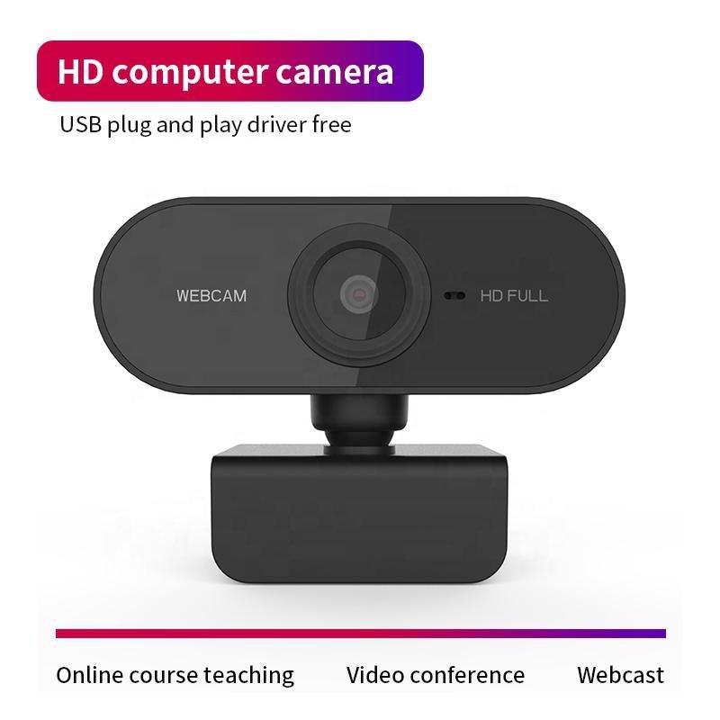 Cheap Hot Full HD Webcam 2MP web computer camera free drive webcam with stand 6 Glass Lens usb mini webcam