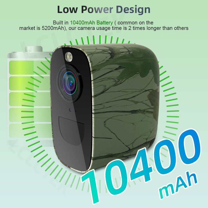 LCLCTEK 4G solar battery security trail camera 4MP Full Color Floodlight IP66 Outdoor wireless cctv camera