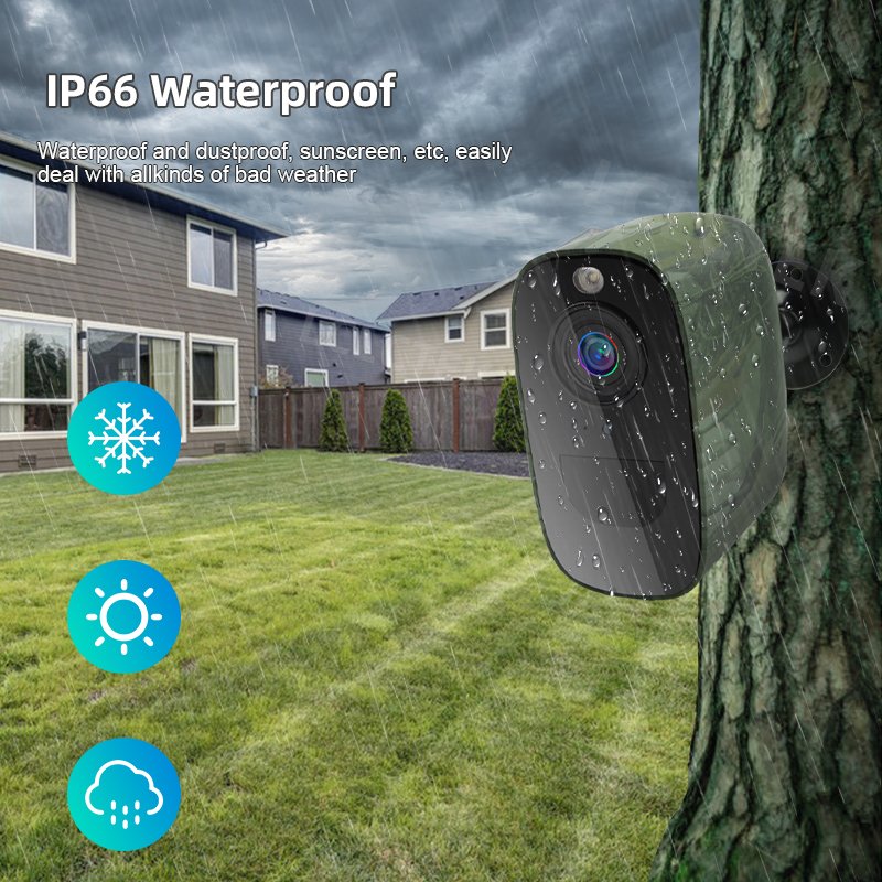 LCLCTEK 4G solar battery security trail camera 4MP Full Color Floodlight IP66 Outdoor wireless cctv camera