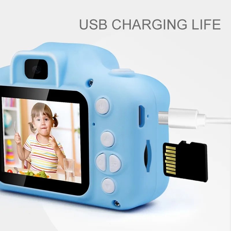 20MP Mini toy Camera full hd 1920x1080 children kids selfie camera Digital Photo Camera for 3-12 year old boys/girls